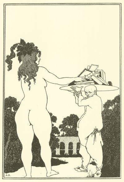 Book Plate by Aubrey Beardsley