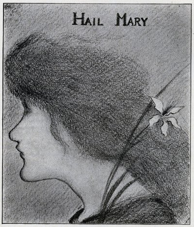 Hail Mary by Aubrey Beardsley