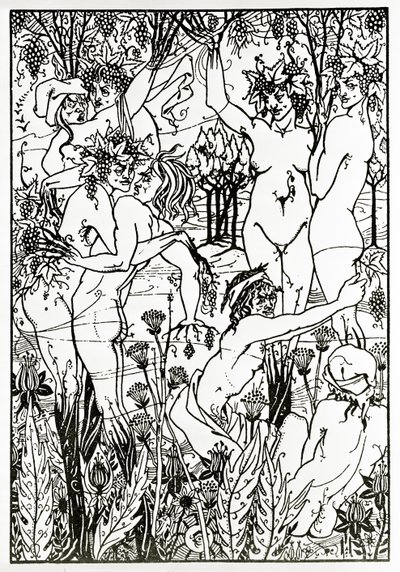 The Orgy, c.1894 by Aubrey Beardsley