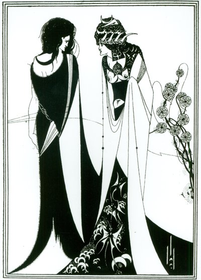 Salome with her mother, Herodias by Aubrey Beardsley