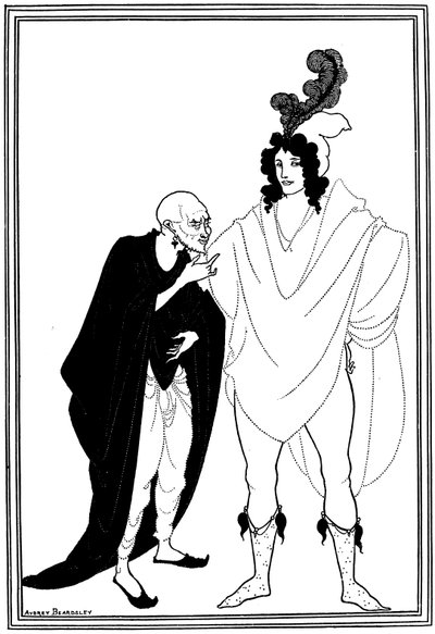 The Examination of the Herald by Aubrey Beardsley