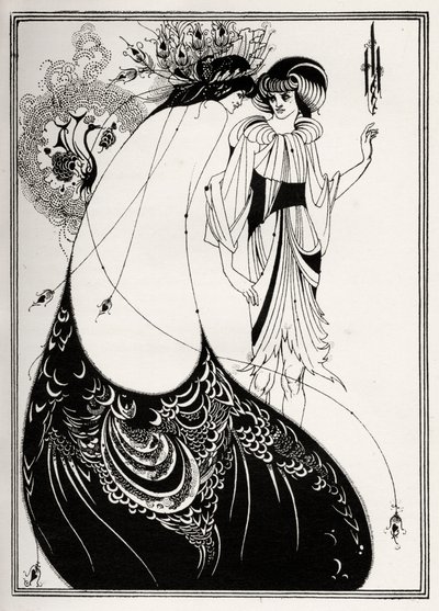 The Peacock Skirt by Aubrey Beardsley