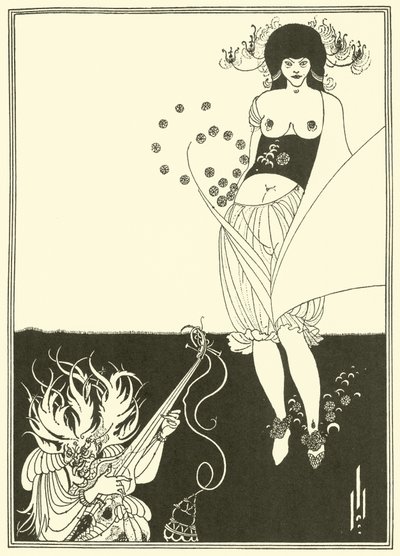 The Stomach Dance by Aubrey Beardsley