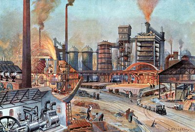Steel Industry in Germany by August (after) Dressel
