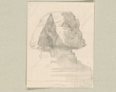 Study of a Sphinx by August Allebe