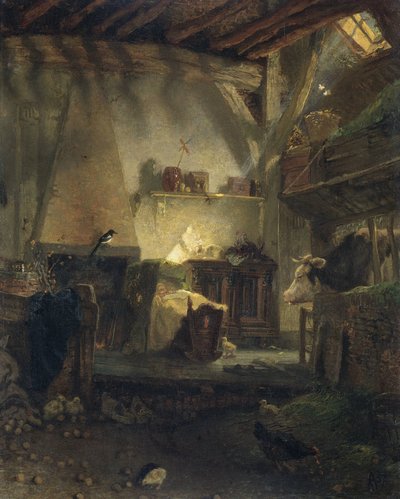 Well-guarded Infant by August Allebe