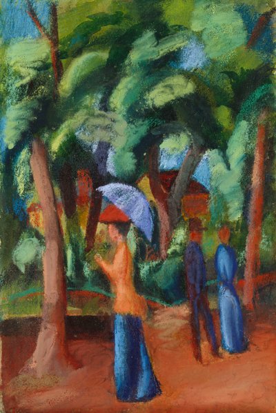 A Stroll in the Park by August Macke