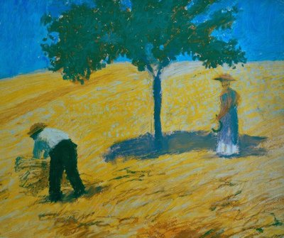 Tree in the Cornfield by August Macke