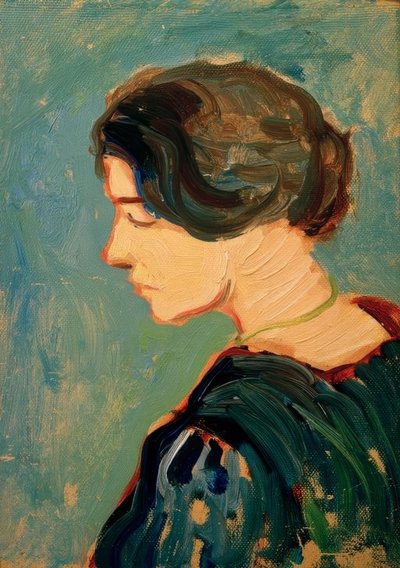 Elisabeth Macke, Study Head by August Macke