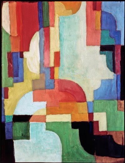 Colored Forms I by August Macke