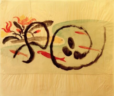 Fish Pattern, Design for Embroidery by August Macke