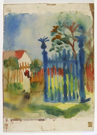 Garden Gate by August Macke