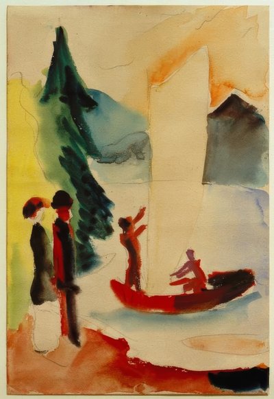 Yellow Sail by August Macke