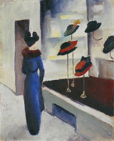 Hat Shop, 1913 by August Macke