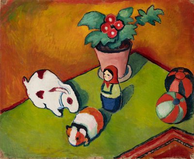 Little Walter’s Toys by August Macke