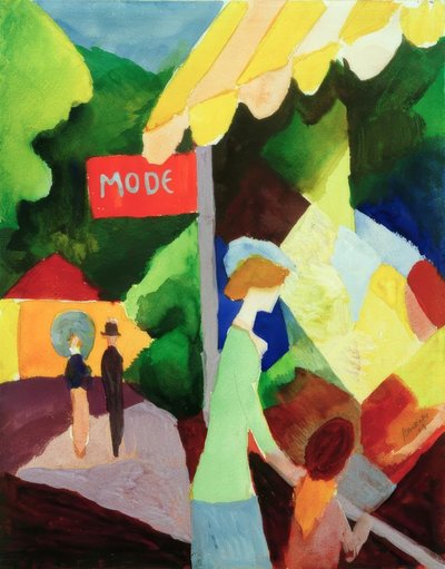 Fashion Window by August Macke