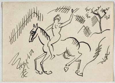 Naked Rider by August Macke