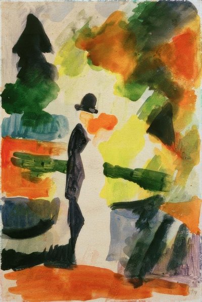 Couple in the Park by August Macke
