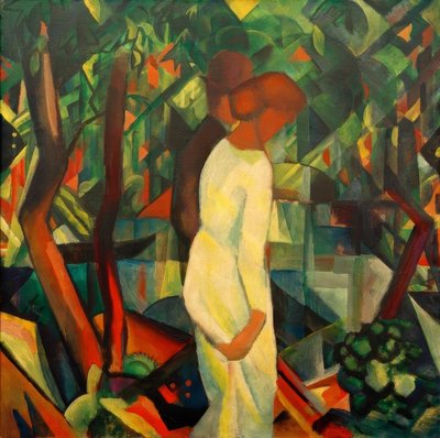 Couple in the Forest by August Macke