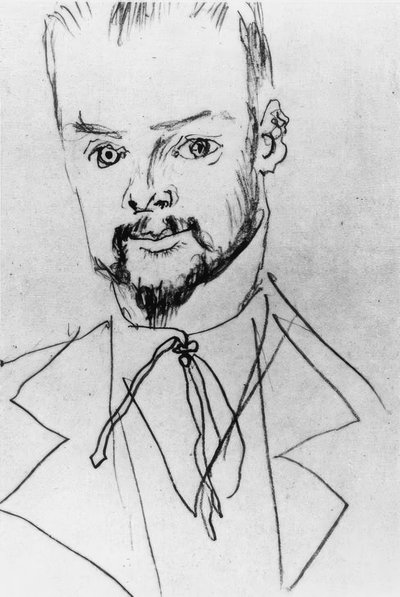 Paul Klee / Drawing by A. Macke by August Macke