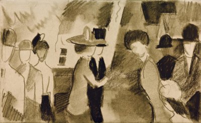 Promenade II by August Macke