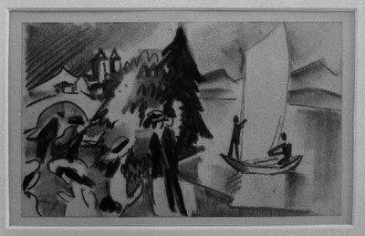 Study for Yellow Sail by August Macke