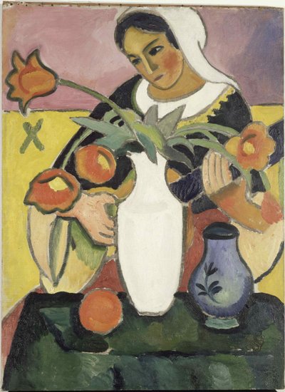 The Lute Player by August Macke
