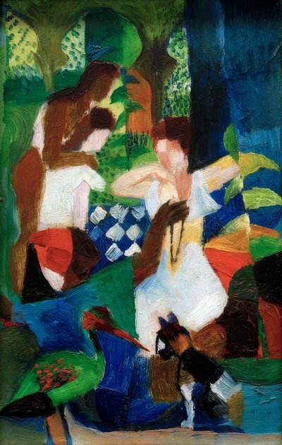 Turkish Jewelry Merchant by August Macke
