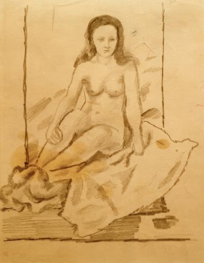 Female Nude 70 by August Macke