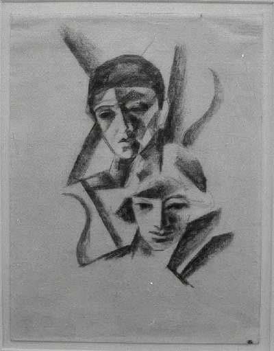 Two Heads by August Macke