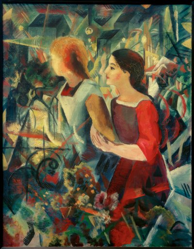 Two Girls by August Macke