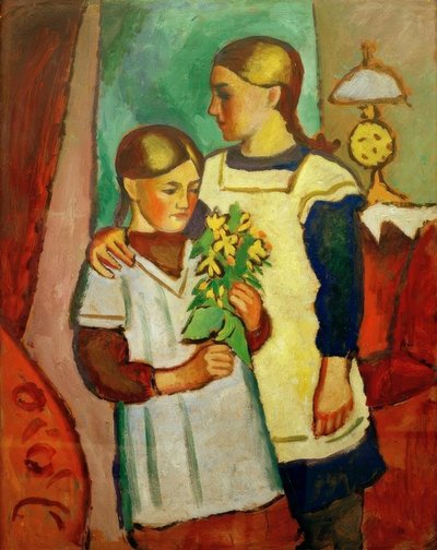 Two Sisters by August Macke