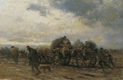 The Transport of the Wounded II by August von Pettenkofen