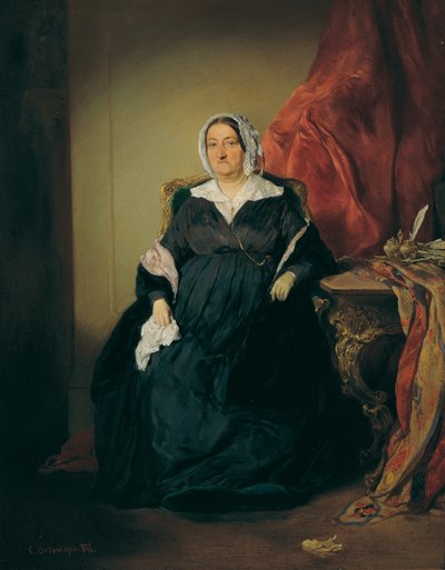 Elisabeth Imrédy, Noble of Omorovicze by August von Pettenkofen