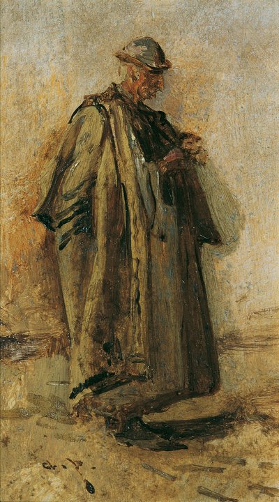Hungarian Shepherd by August von Pettenkofen
