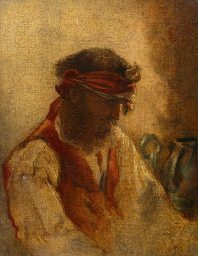 Wounded Tyrolean by August von Pettenkofen