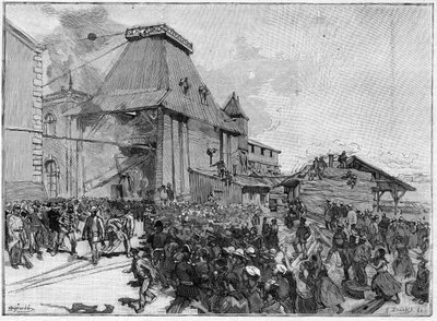Saint-Etienne Disaster on July 3 by Auguste (after) Gerardin