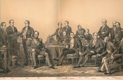 The Congress of Paris in 1856 by Auguste Blanchard