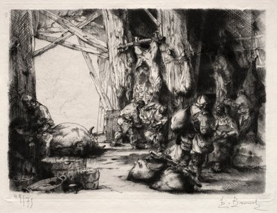 The Military Butchery by Auguste Brouet