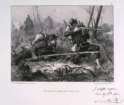 French Soldiers, Siege of Paris, 1871 by Auguste Bry
