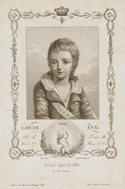 Louis XVII by Auguste Claude Simon Legrand