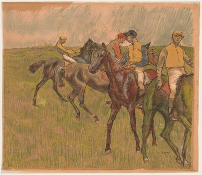 Race Horses by Auguste Clot