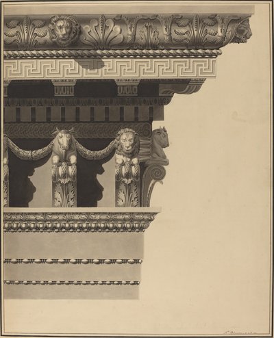 Entablature by Auguste Delacouture