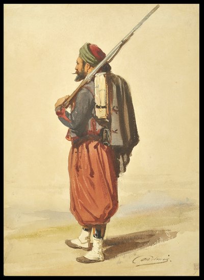 Zouave by Auguste Delacroix