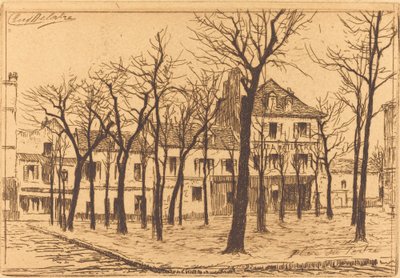 Place du Tertre by Auguste Delâtre