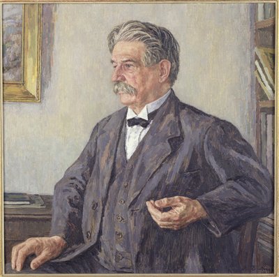 Dr. Albert Schweitzer (1875-1965) by Auguste Dubois