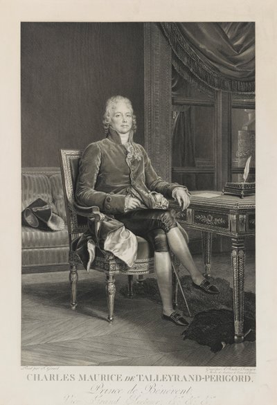 Charles Maurice de Talleyrand-Perigord by Auguste Gaspard Louis Desnoyers