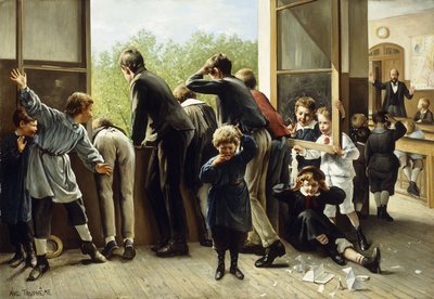 The Class Pranksters by Auguste Joseph Trupheme