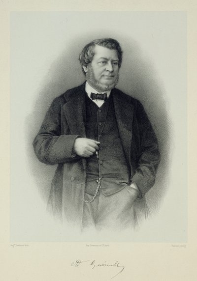 Portrait of Adolphe Guéroult by Auguste Lemoine