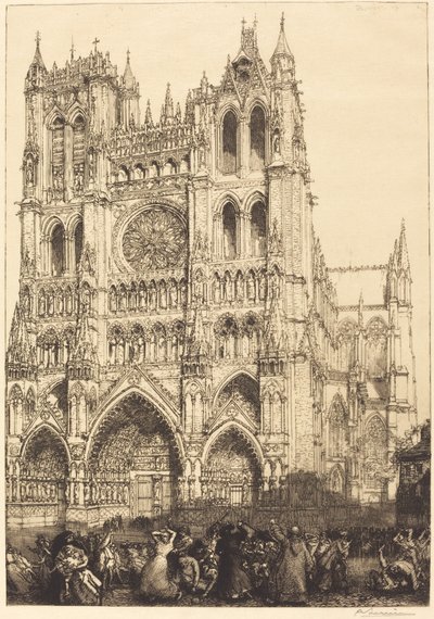 Amiens Cathedral by Auguste Lepere